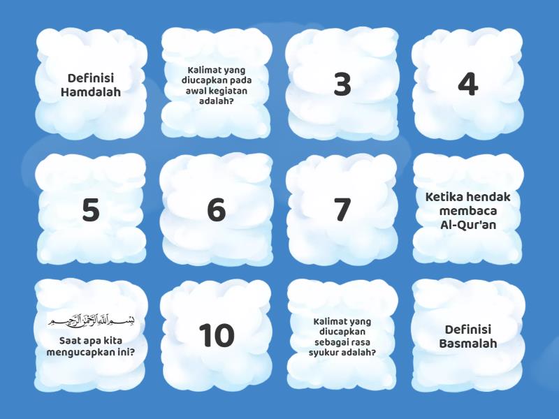 SOAL AQIDAH AKHLAK KELAS II MI MATERI KALIMAT THAYYIBAH BASMALAH DAN