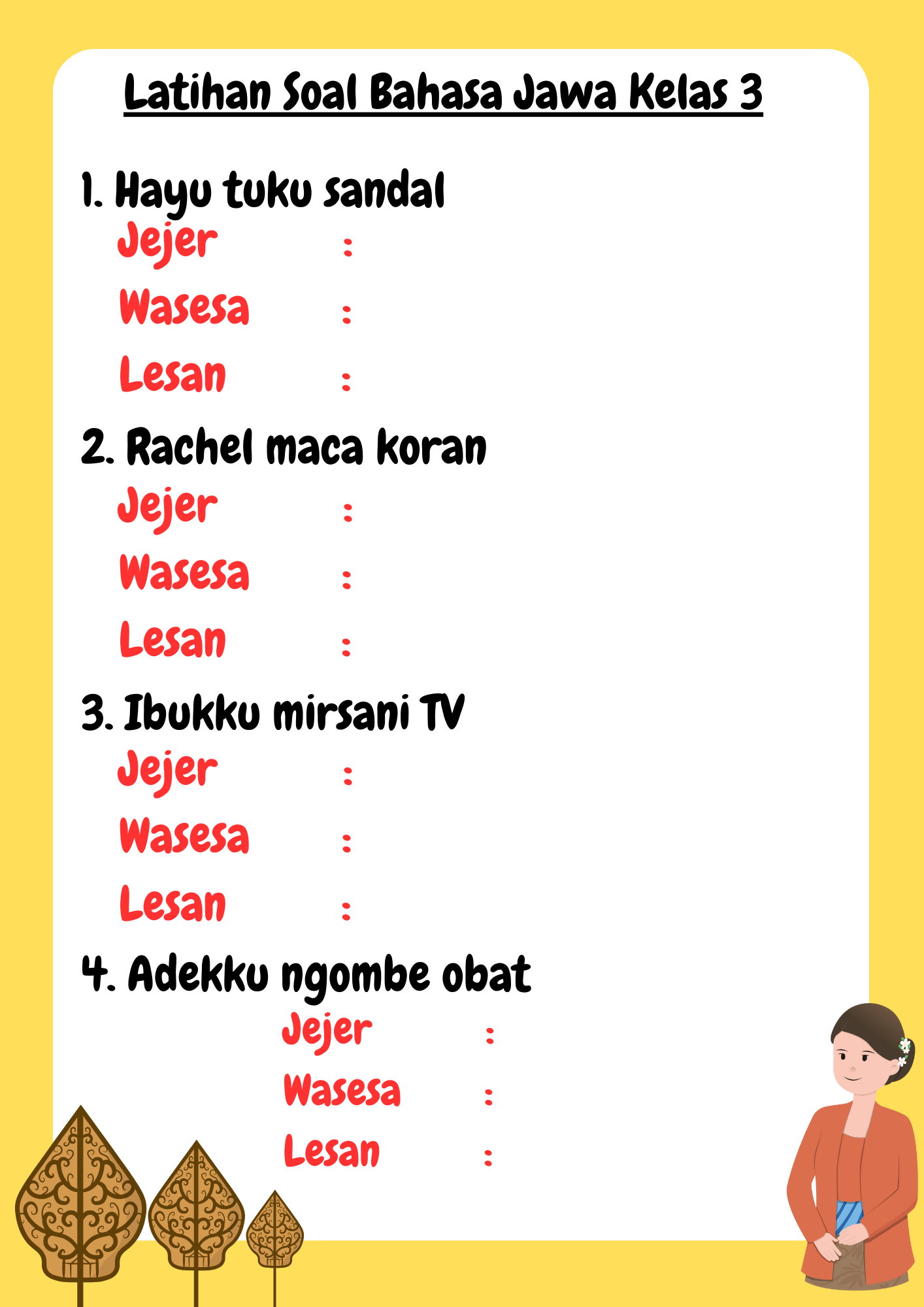 20 ide LKPD B JAWA untuk disimpan hari ini materi guru lembar kerja 20 ide LKPD B JAWA untuk disimpan hari ini materi guru lembar kerja