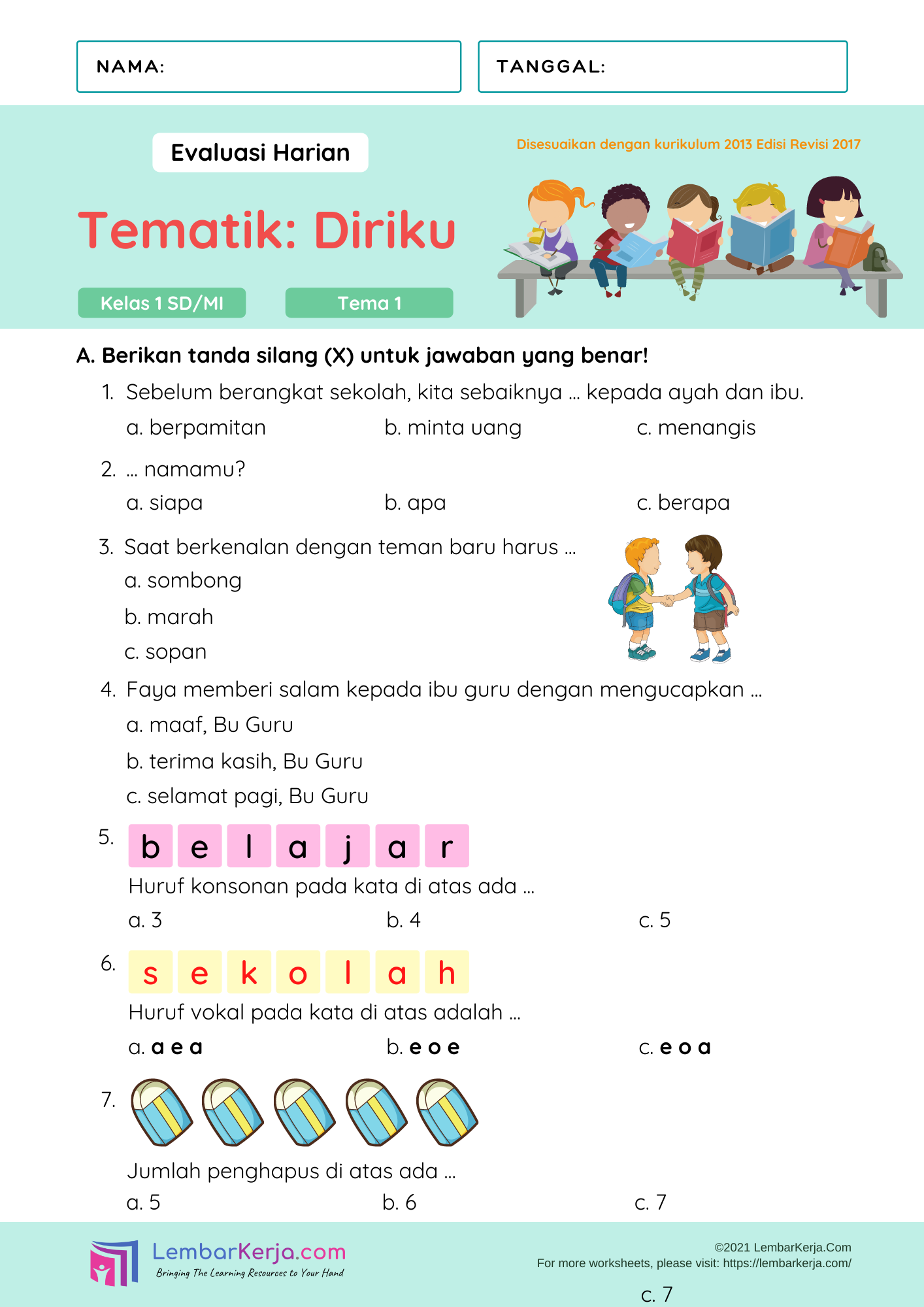 20 Contoh Soal Tematik Tema 5 Kelas 3 Ala Teks Narasi, Mengejutkan!