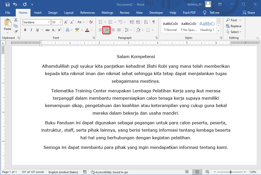 5 Cara Memposisikan Align Center di Word Biar Tidak Berubah, Ternyata Mudah