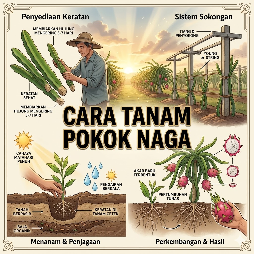 Cara Tanam Pokok Naga Segalanya Tentang Tumbuhan