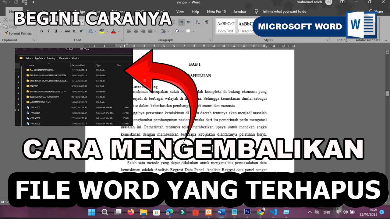 Akhirnya Ditemukan! 5 Cara Memperbaiki File Word 2007 Berubah Menjadi Litar File