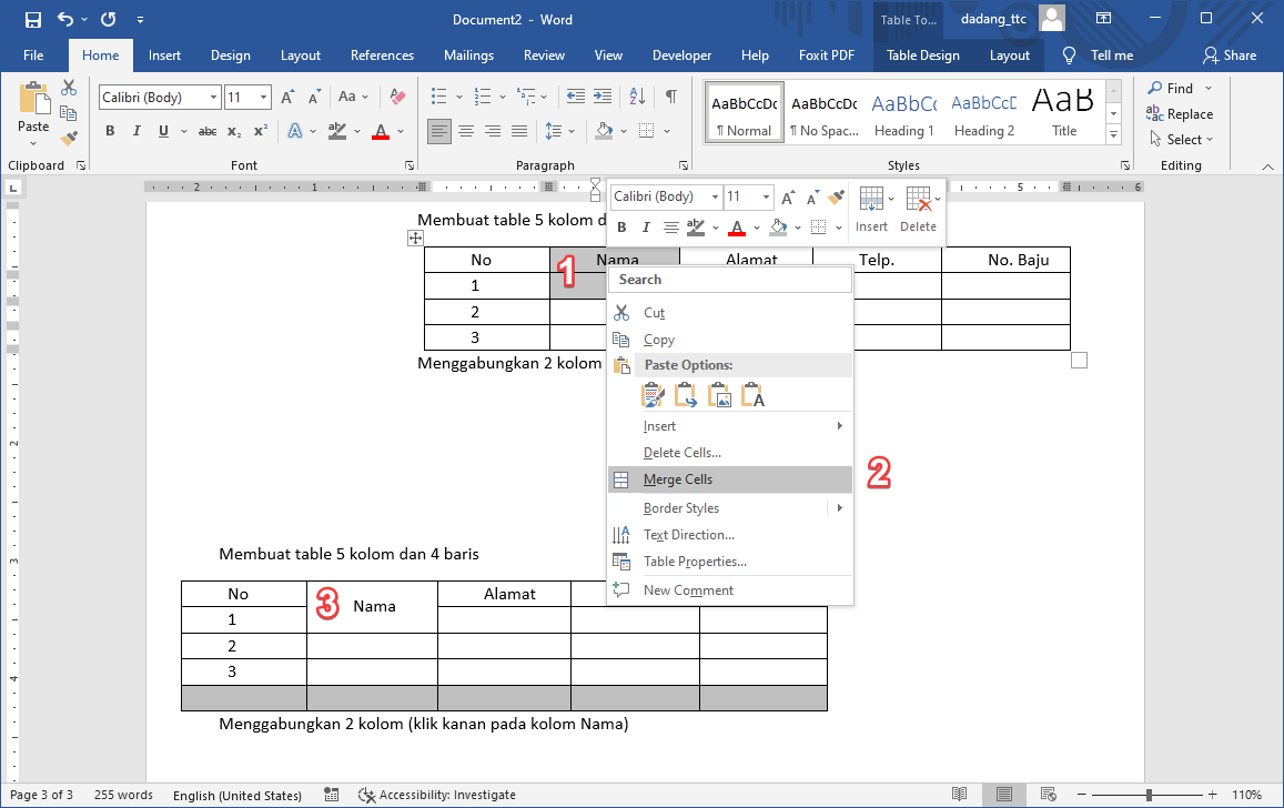Akhirnya Ditemukan! Cara Memperkecil Kolom yang Tidak Bisa Diubah di Word