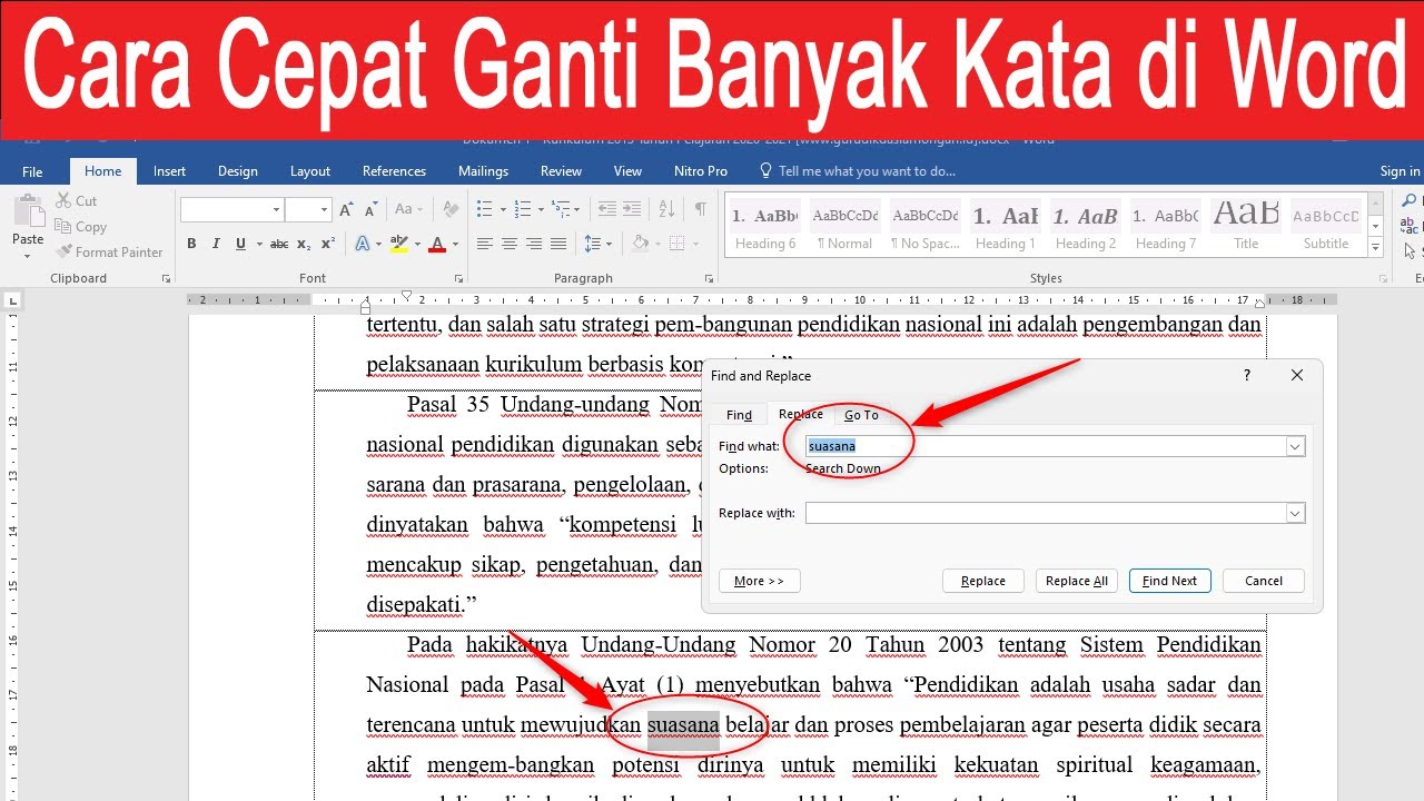 Akhirnya Terungkap! Cara Mencari dan Mengubah Kata di Word untuk Kata-Kata Semangat 2026