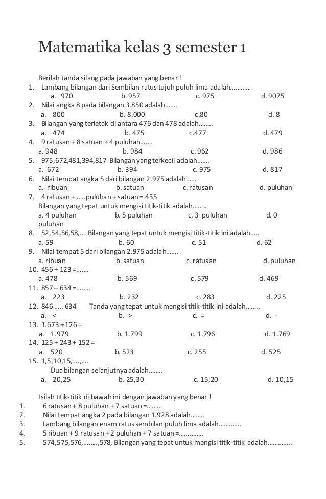 10 Contoh Soal Tematik Tema 9 Kelas 3 HOTS Peduli dan Berbagi, Wajib Tahu!