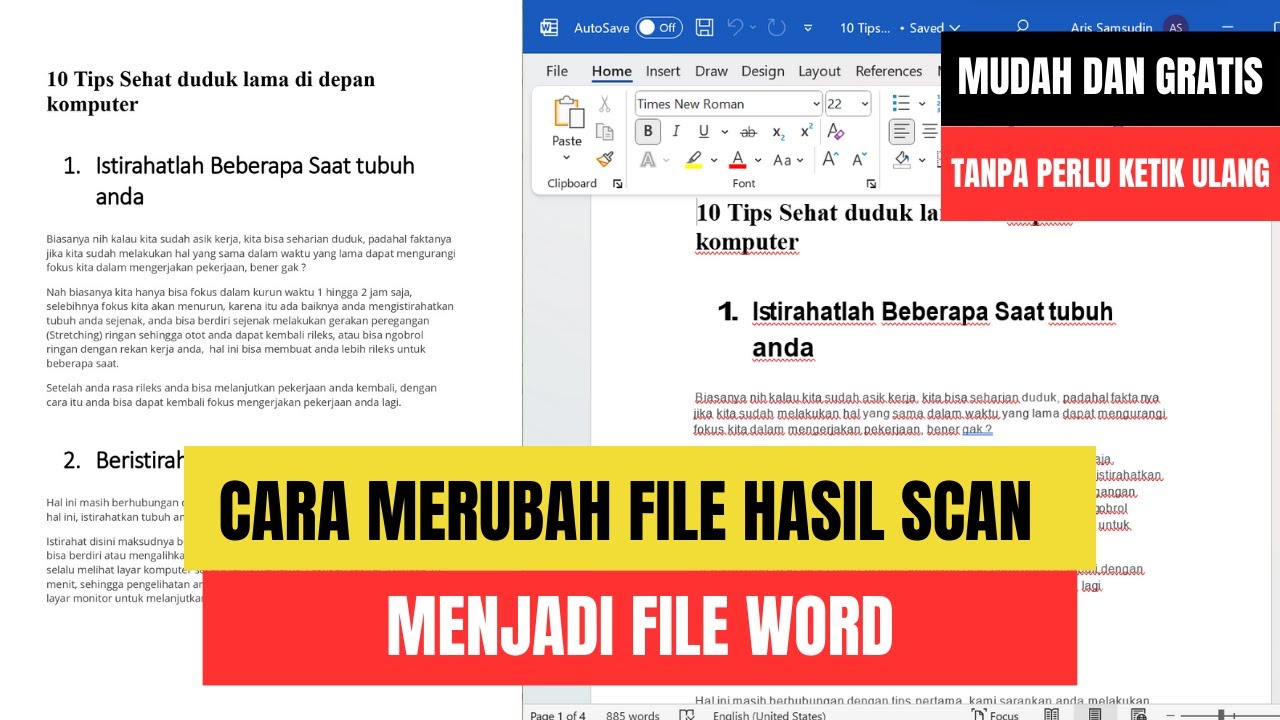 7 Rahasia Mengubah Scanner ke Word Office dengan Mudah di 2026 Sebelum Terlambat