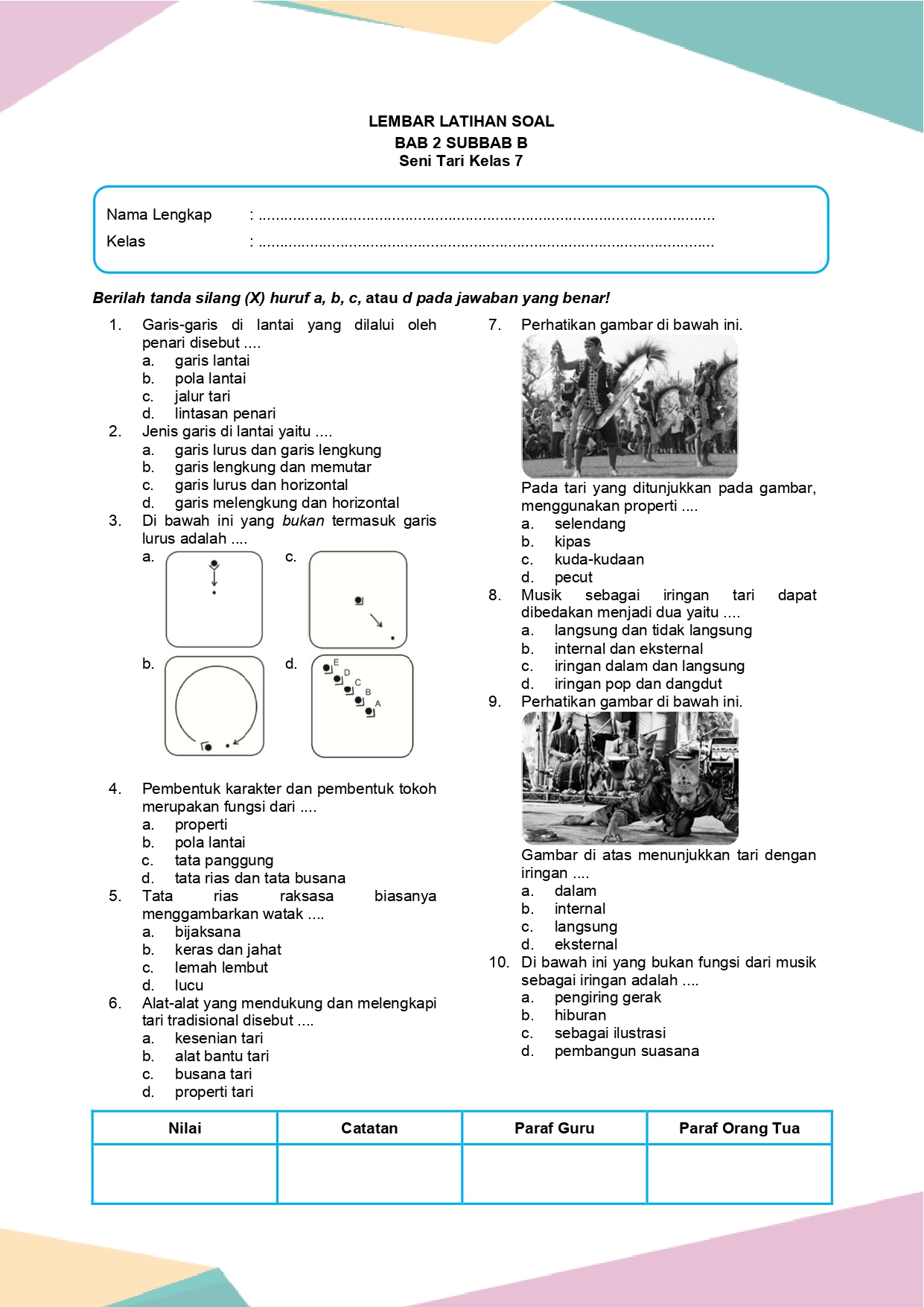 Inilah 5 Contoh Soal Seni Tari Kelas 7 Semester 1 yang Sering Muncul di Ujian, Wajib Tahu Sebelum Terlambat!