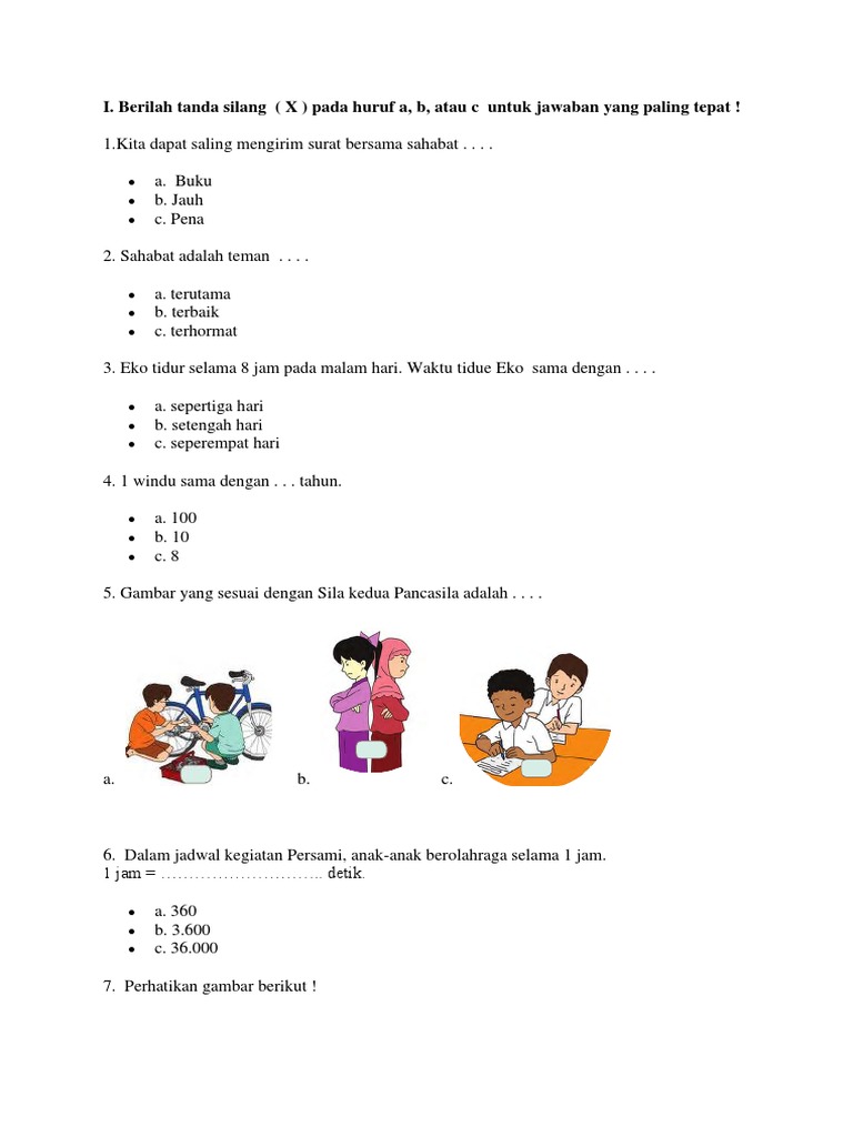 Jangan Sampai Keliru, Ini 5 Contoh Soal Tematik Tema 6 Kelas 3 yang Sering Muncul di Ujian