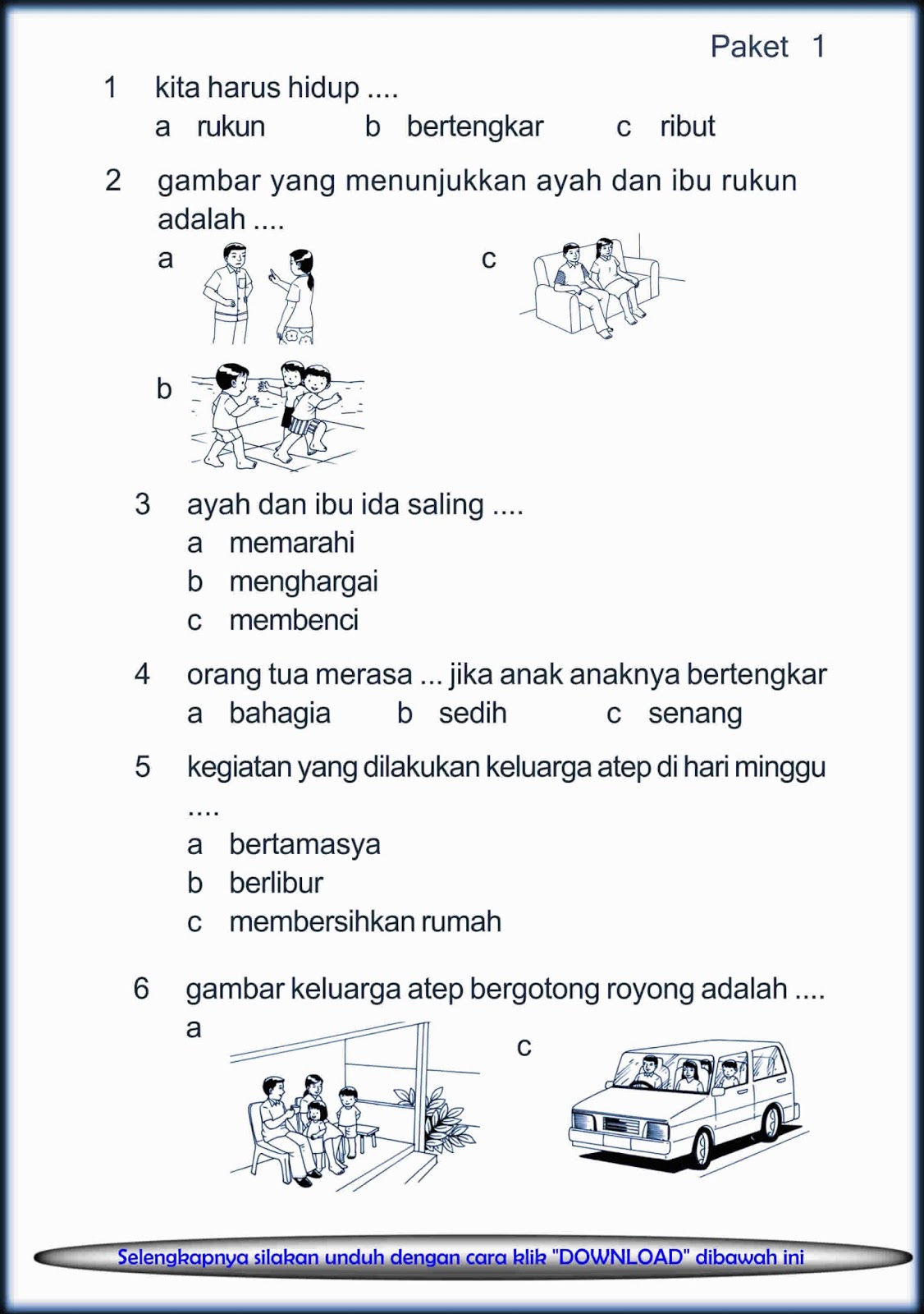 Rahasia Contoh Soal Tematik PJOK Tema 2 Sub 1 Kelas 3 untuk LKPD Kurikulum Merdeka 2026