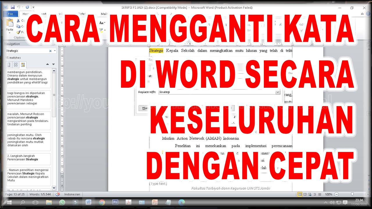 Rahasia Mengubah Sebuah Kata di Word Secara Keseluruhan dalam 5 Langkah Mudah Sebelum 2026