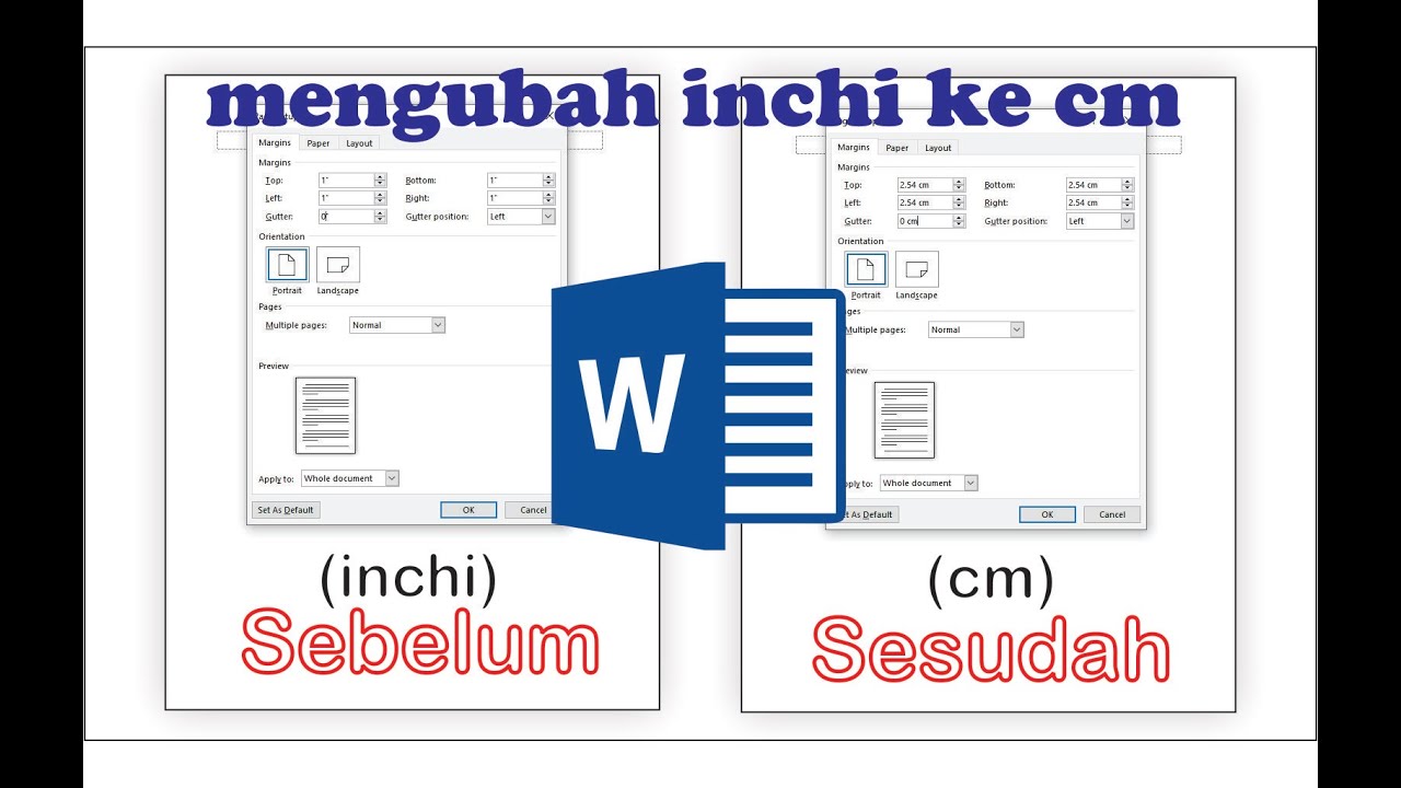 Ternyata Begini Cara Mengubah Setingan Skala Ukuran Inch ke Cm di Word untuk Kertas F4