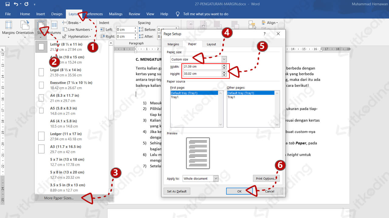 Ternyata Cara Mengubah Tampilan Kertas Microsoft Word Sering Muncul di Soal Ujian Kelas 8