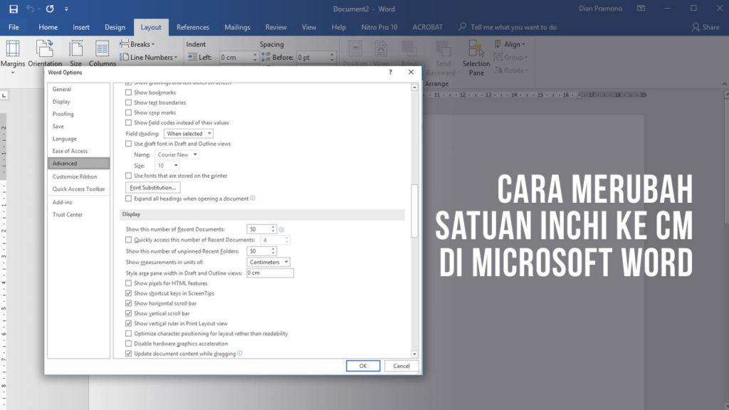 Ternyata Selama Ini Salah! Begini Cara Mudah Mengubah Satuan Ukuran di MS Word Menjadi Cm Sesuai Aturan Resmi