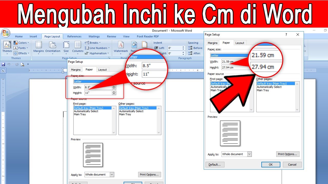 Ternyata Selama Ini Salah! Cara Mengubah Setting Cm di Word untuk Ukuran Kertas F4